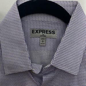 Express fitted dress shirt small